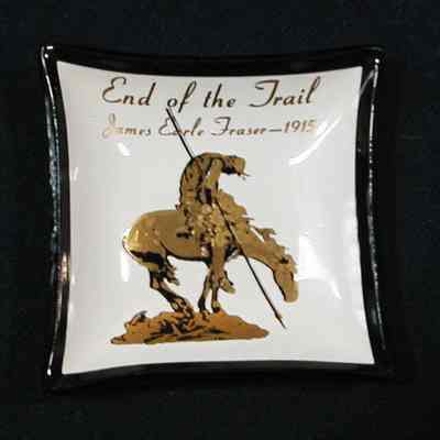 Dish, Souvenir, End of the Trail, James Earle Fraser, 1915