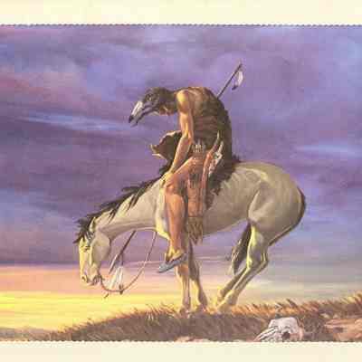 Color Painting of End of the Trail