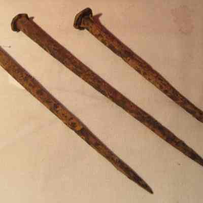 WW1 Railroad spikes