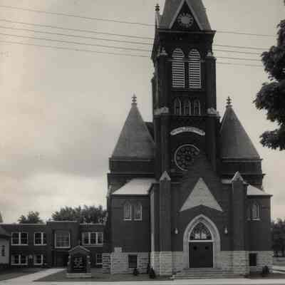 Postcard, Church, Immanuel Lutheran, #457-F