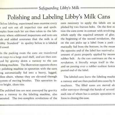 Booklet from Libby, McNeill & Libby.
