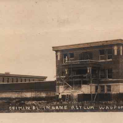 Postcard, Central State, Criminal Insane Asylum