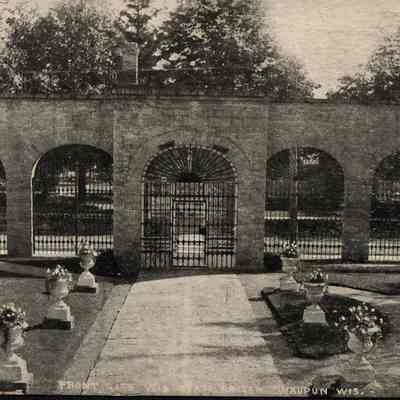 Postcard, Corrections, Wisconsin State Prison, Front Gate