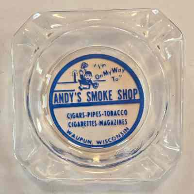 Ashtray, Glass, Andy's Smoke Shop