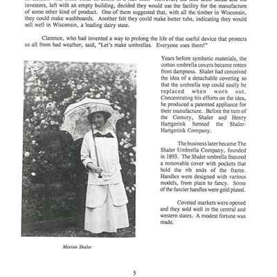 Page from booklet of "A Very Large Wizard of Oz"