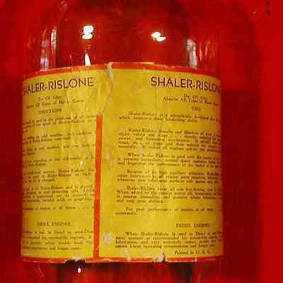 Rislone bottle from back.
