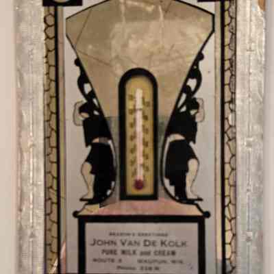 Advertisement, Thermometer, John Van De Kolk, Pure Milk and Cream