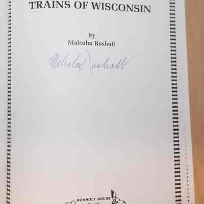 Trains Of Wisconsin Book