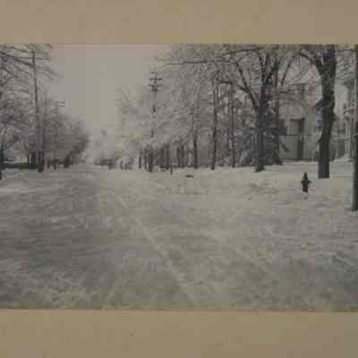 Photograph, J.A. Kastein Jr., Carrington Street, Winter Scene
