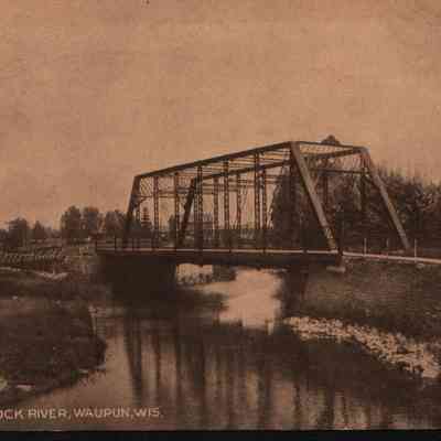 Postcard, Bridges, Madison Street Bridge