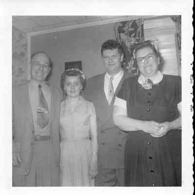 Photograph, Ear & Lena Luck, Janeatte & Harry Dittemer, 1955