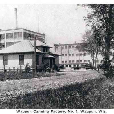Postcard, Canning, Waupun Canning Factory No. 1.