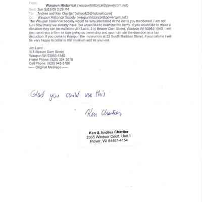 Handcrafters, Email "Old Collectible"