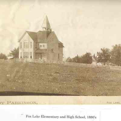Fox Lake Elementary and High School, 1880's