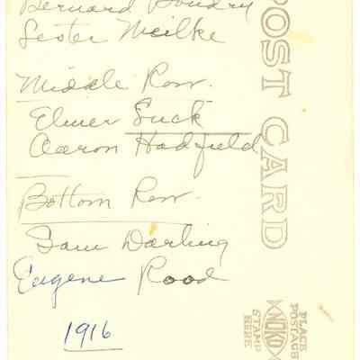 P. 69, Names of Sophmore basketball team.