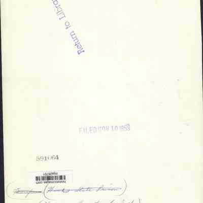 Info on back of photo of Waupun state prison top