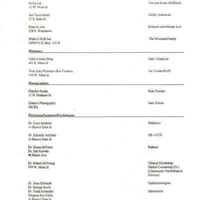 Pg. 15, Motel thru Physicians