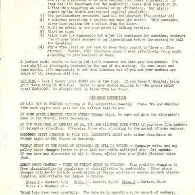 General info and Mid-Year Convention