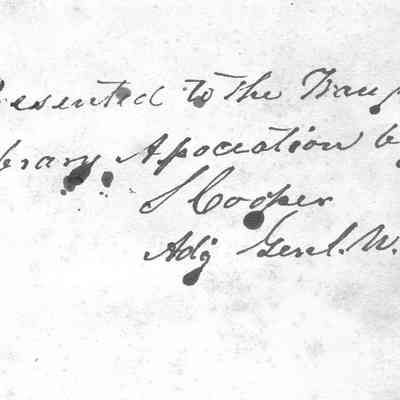Booklet, Regulations for The Army of yhe United States, 1857