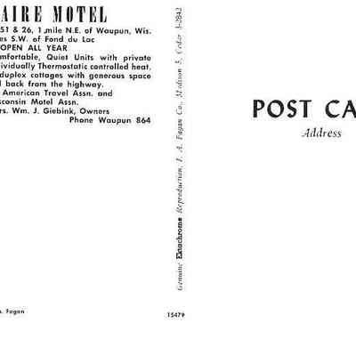 Postcard from the Bel - Aire Motel.