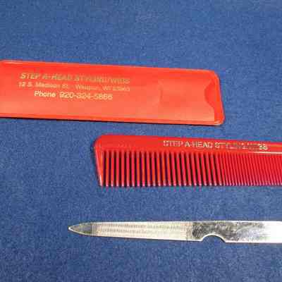Comb & Nail File Set, Step A-Head Stylings