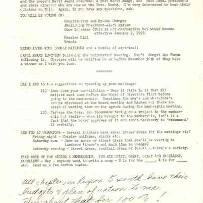 Convention and general info. continued