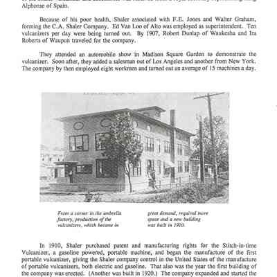 Page from booklet of "A Very Large Wizard of Oz"