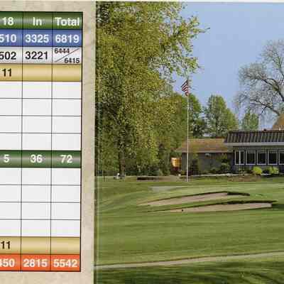Golf Score Card