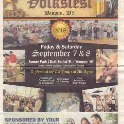 Program, Volksfest, 2018