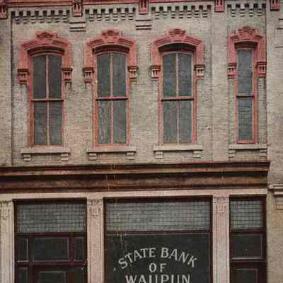 Postcard, State Bank, Stockholders Meeting, 1912