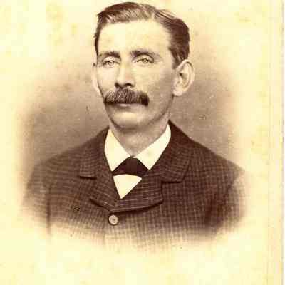 Cabinet Card, Johnson, Small, P, 75, William Elliot, M D Wells Shoe Company