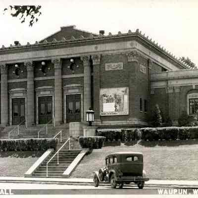 Postcard, City Hall, and Auditorium, #2