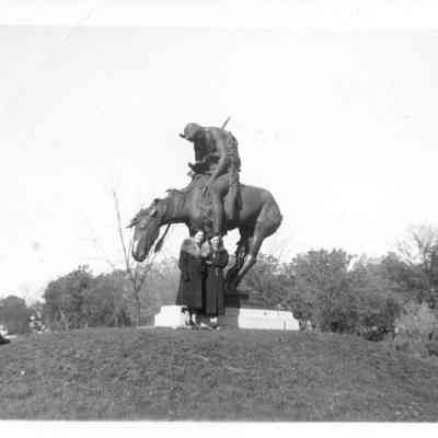 Photograph, Statue, End of the Trail