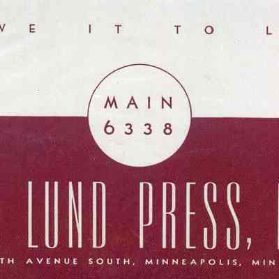 Card, The Lund Press, Inc.