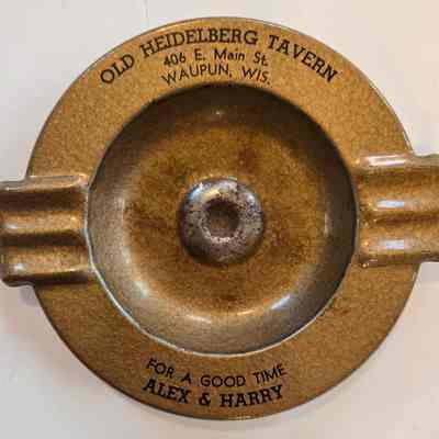 Ashtray, Metal, Old Heidelberg Tavern