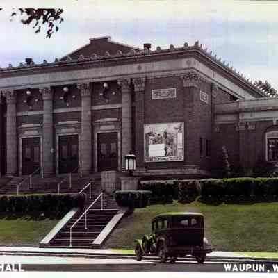 Postcard, City Hall, and Auditorium, #2