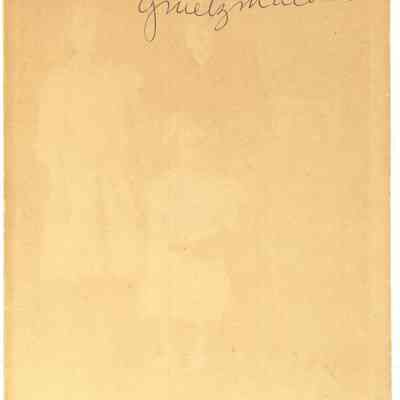 Back of photo of Mary Gruetzmacher