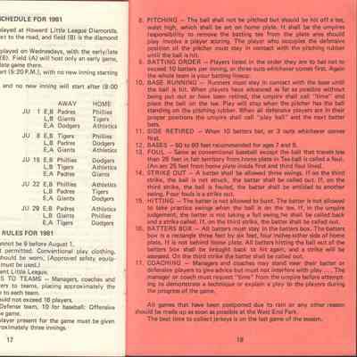 Pages 17 and 18