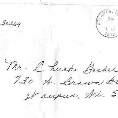Letter and Newspaper Article