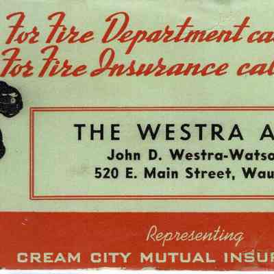 Card, Insurance, The Westra Agency