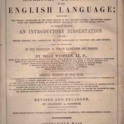 WEBSTER'S DICTIONARY ENGLISH LANGUAGE: Origformat: Other