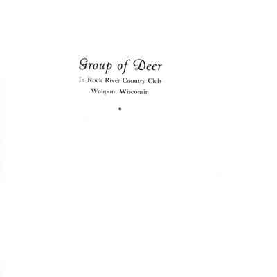 Location of sculpture of Group of Deer