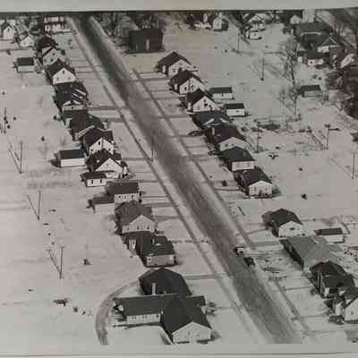 Waupun 1950's aerial photos.