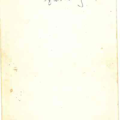 Back of photo of Schultz family.