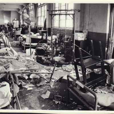 Photograph, Corrections, Wisconsin State Prison, Prison Disturbance Damage