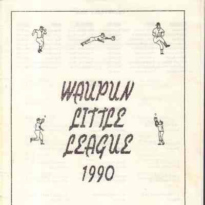 Program, 1990 Little League