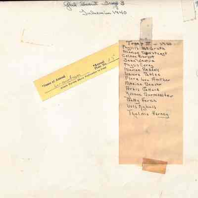 Girl Scouts "Troop 3" (1940): Origformat: Other