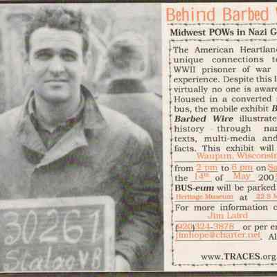 Behind Barbed Wire Poster