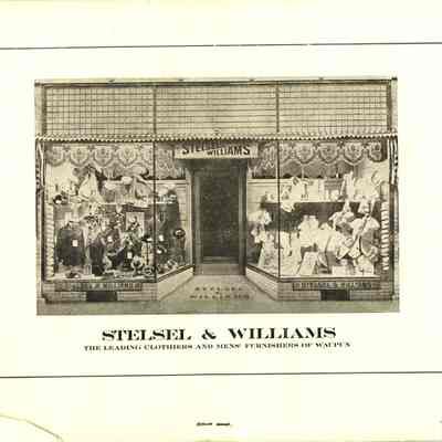Back page of 1916 Waupun HS Yearbook