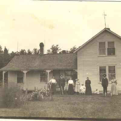 Postcard, Houses, Burmeister Farm Home